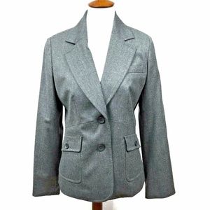 Talbots 99% Wool Blazer 2 Button Flap Pocket Lined